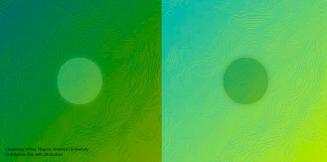 Green Moon created by Professor Arthur Shapiro.